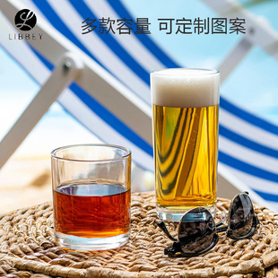Wholesale Libby Glass Water Cup L Beer Cup Advertising Cup Conical Cup Juice Cup Can Be Added with Logo White Wine
