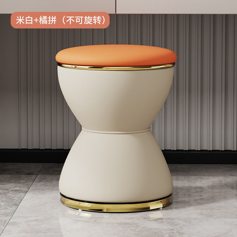 轻奢化妆凳卧室梳妆凳现代简约小户型家用梳妆台椅子高级感美甲凳|undefined