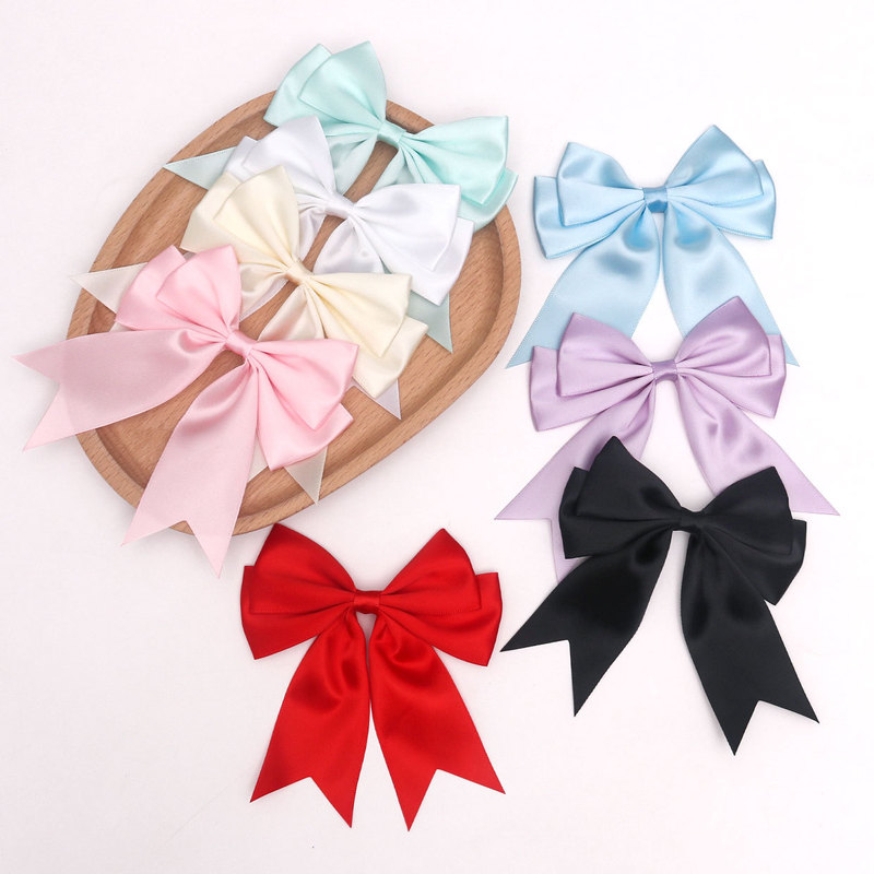 Christmas 4cm Double-Layered Waist-Wrapped Swallowtail Ribbon Bow DIY Handmade Accessories Gift Polyester Ribbon Packaging Bow Christmas 4cm Double-Layered Waist-Wrapped Swallowtail Ribbon Bow DIY Handmade Accessories Gift Polyester Ribbon Packaging Bow