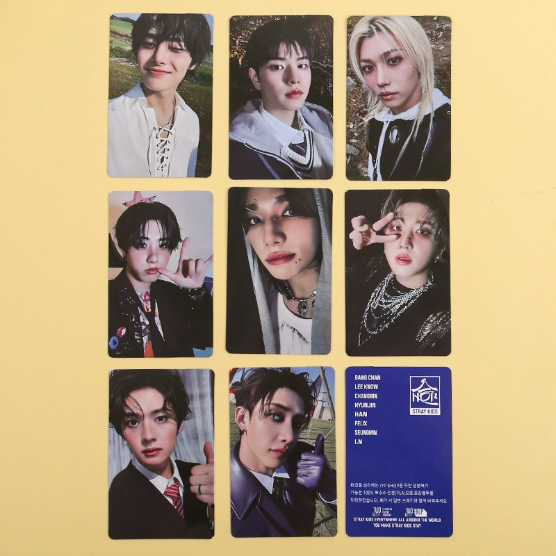 Коллекционная карточка (STRAY KIDS) Спецвыпуск HOP, 5,4×8,6 см, варианты участников и дизайнов