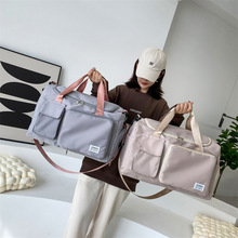 瑜伽健身包女大容量运动包手提单肩旅行包可套拉杆行李包休闲旅行