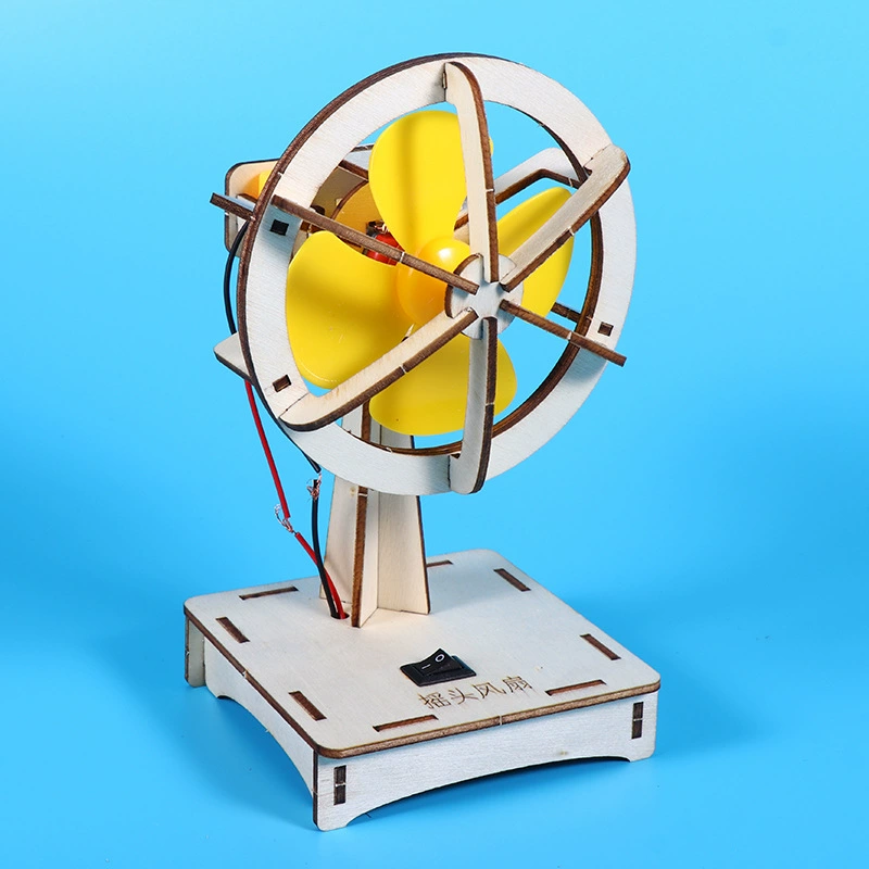 Electric children's air fan for elementary school students, materials set, teaching aids, equipment, handmade, science