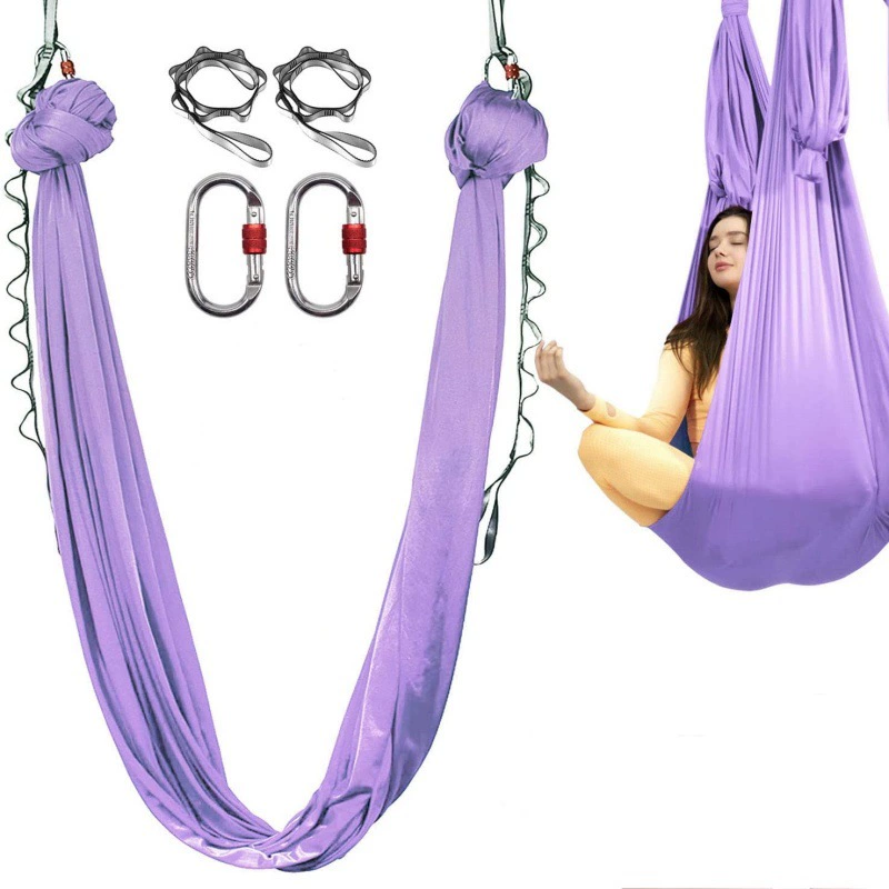 Swings with accessories for yoga, 5m, 2.8m, clips included