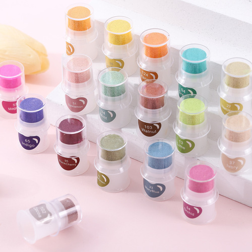 Mini DIY finger printing pad series, pocket finger printing pad, cute finger painting ink pad, 35 colors
