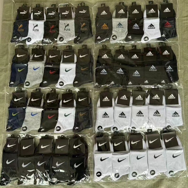 Wholesale Men's Socks Autumn and Winter Mid-Calf Sports and Leisure Men's Open-Label Foreign Trade Socks Wholesale