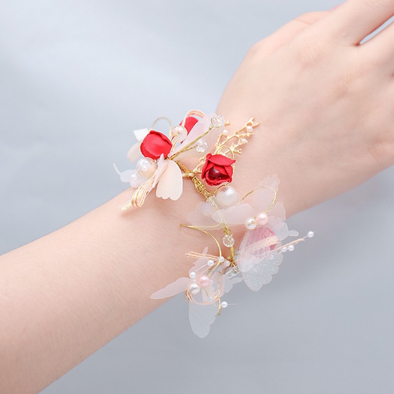 Red wrist flower