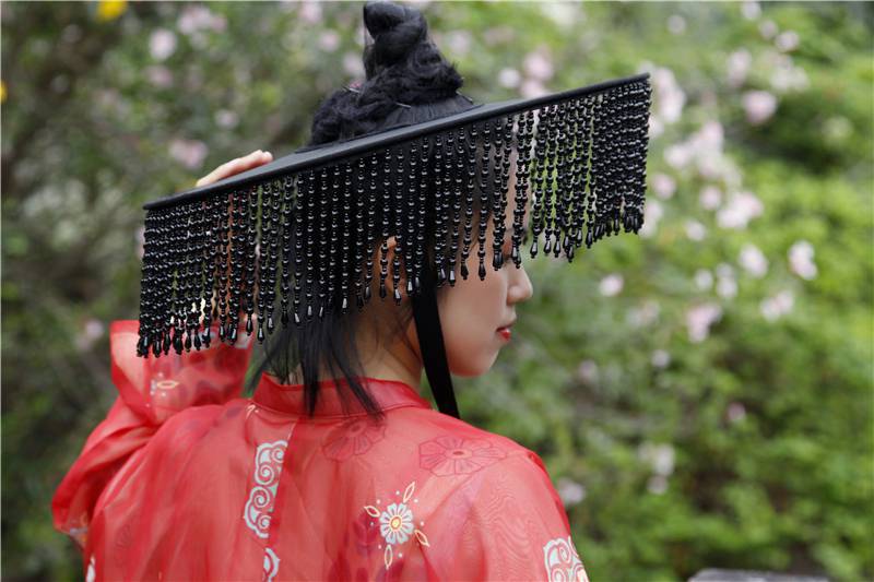 帷帽和幕篱区别图片,幂篱图片,古代亭子纱帘_大山谷图库