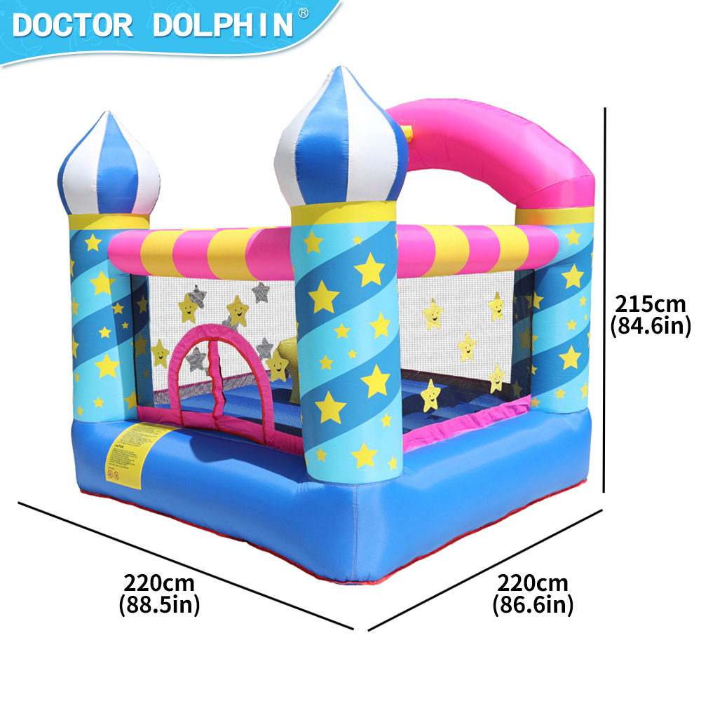 Pequeña cama de salto inflable para niños de interior y exterior, castillo de fiesta, casa, pequeño tobogán inflable, cama de salto, castillo, parque de atracciones