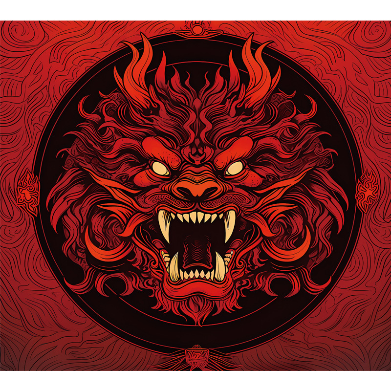 호랑이 부적 (2)