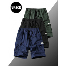 N 34721 Plus size cargo beach shorts �����ڴ�ɳ̲��