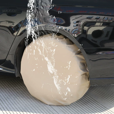 from Peeing, Wheel Cover with Silver | Spare wheel cover