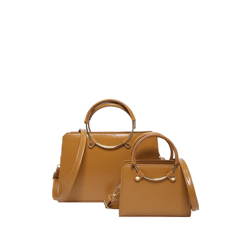 2024, nuevo bolso de gran capacidad, bolso de mano de estilo europeo y americano, bolso de anillo, bolso de hombro.