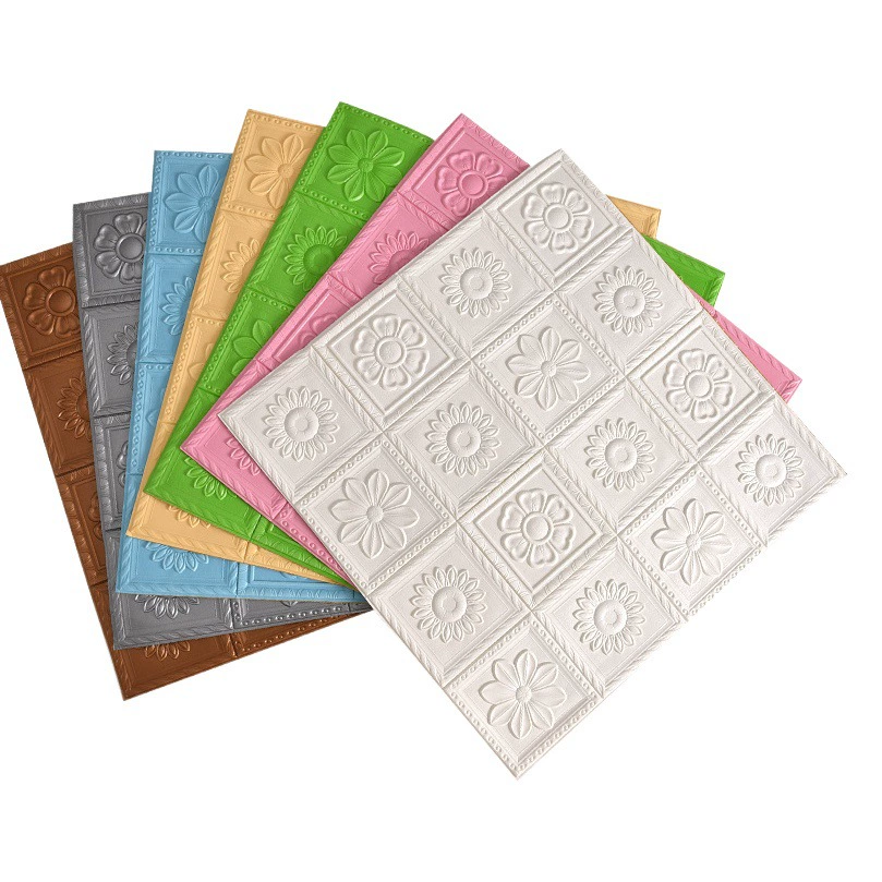 3D наклейки на стену обои самоклеящиеся европейские Цветочные наклейки водостойкие и влагостойкие гостиная домашний магазин фон украшения стены