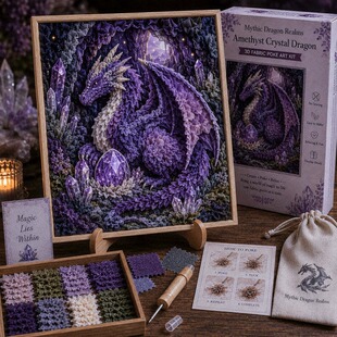��Ʒ Mythic Dragon Realms 3D Fabric Poke Art Kit ����3D��ˇ