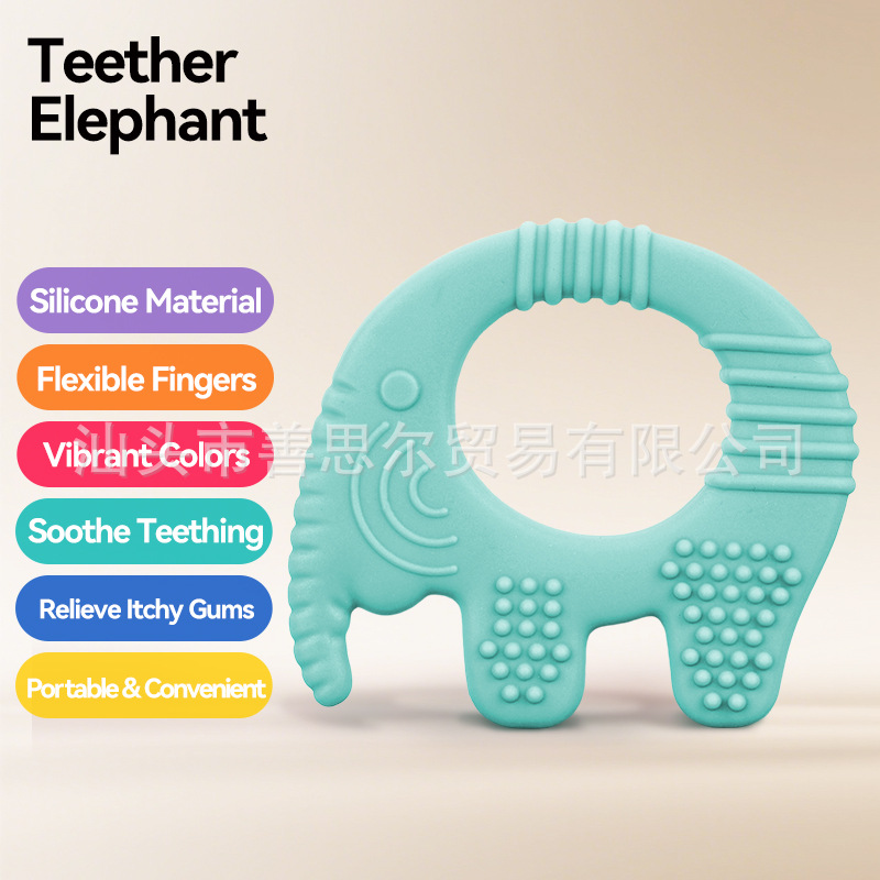 Control remoto transfronterizo de simulación de bebés de silicona de grado alimenticio para bebés resistentes a la comida mano palillos de dientes para calmar juguetes pegamento de mordida