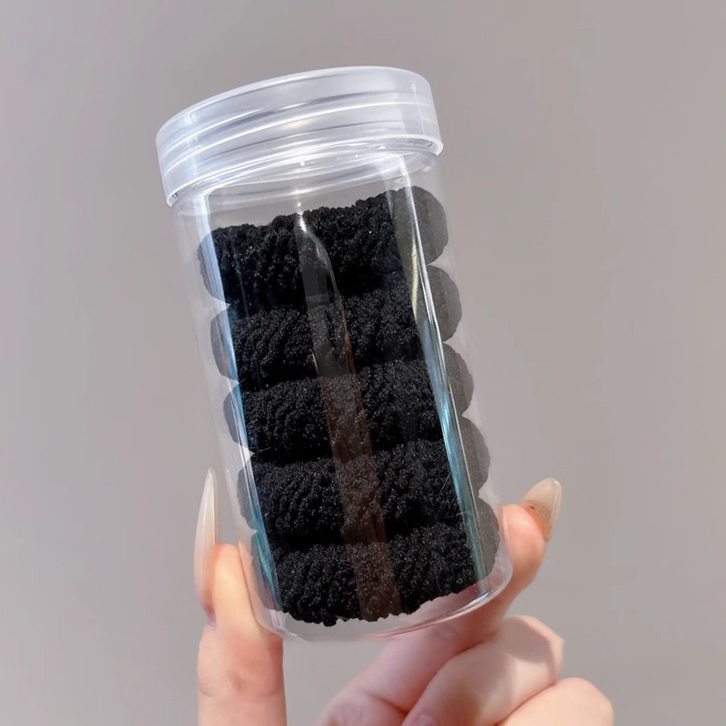 Toalla coreana anillo de cabello de mujer alta elástica correa de correa durable cabello de cabello de adultos de cola de caballo alta cabello de cabello de cabello