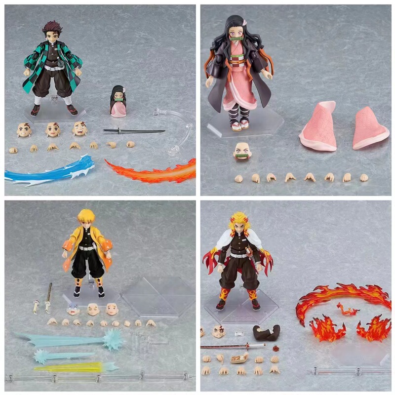 鬼滅figma豆かまど門炭治郎我妻善逸炎柱可動フィギュア卸売り|undefined