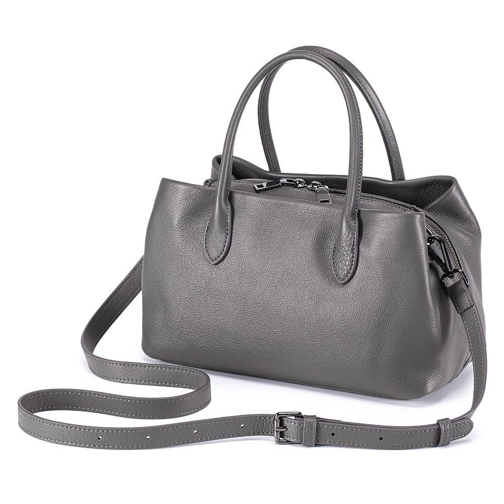 2026 New Genuine Leather Women's Handbag Versatile Large Capacity Top Grain Cowhide Commuter Shoulder And Crossbody Bag - Thumbnail 6