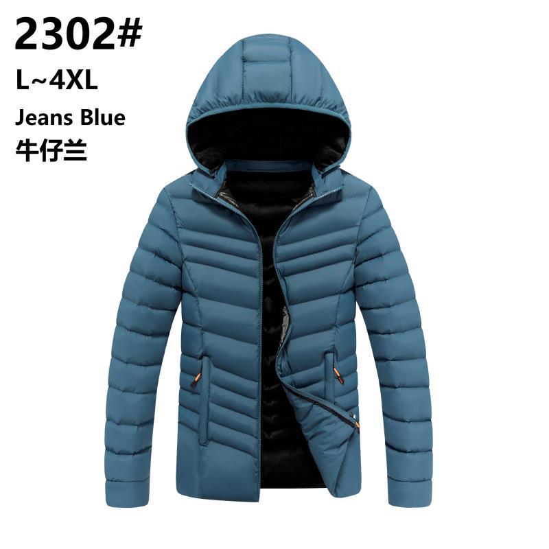 Abrigo de algodón acolchado de los hombres de otoño e invierno costilla abajo abrigo de algodón acolchado abrigo encapuchado invierno engrosado moda casual suelta algodón acolchado chaqueta al por mayor