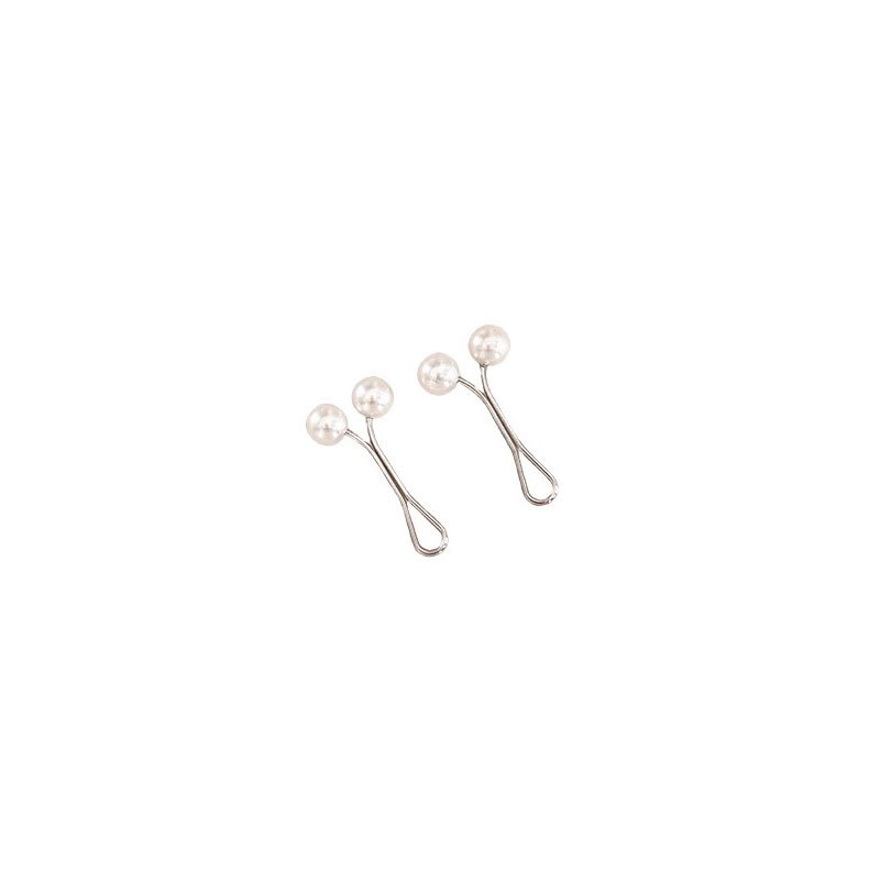 Camiseta corta camiseta anti-caída clip de metal fijo perilla de la camisa demasiado larga ajuste corto botón fijo cintura