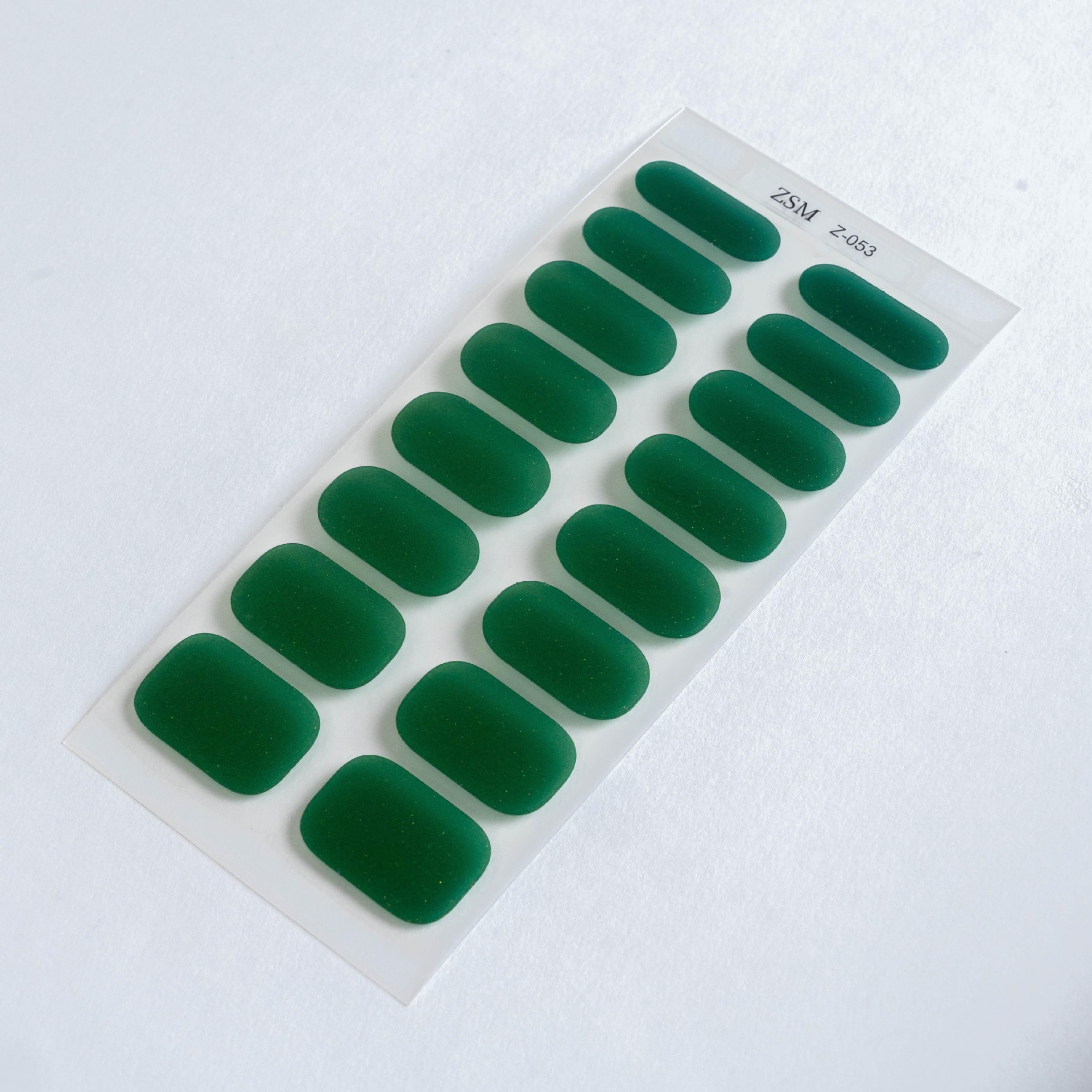 Simple Style Solid Color Gel Nail Patches 1 Set display picture 1