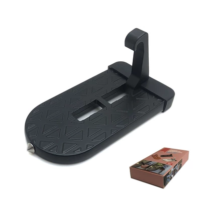 Auxiliary car climbing pedal: Other Car Modifications - new-right-angle-triangle-black-color-box-packaging