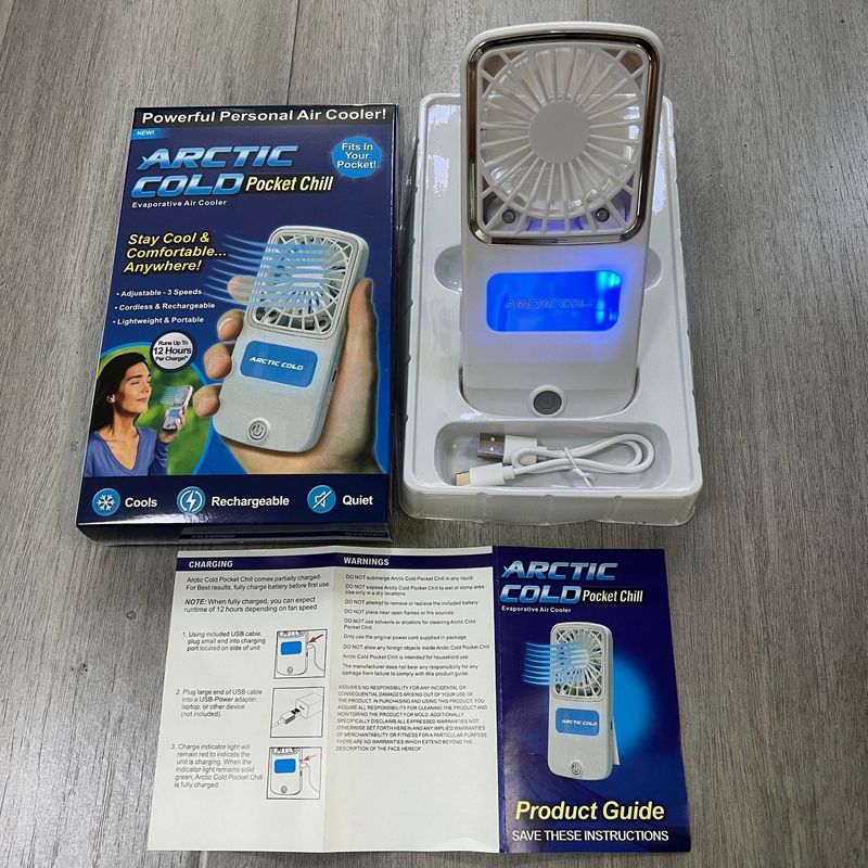 国境を越えた新しいポータブル首吊りサイレント USB ファンハンドヘルド乾電池ハンドヘルドミニファン|undefined