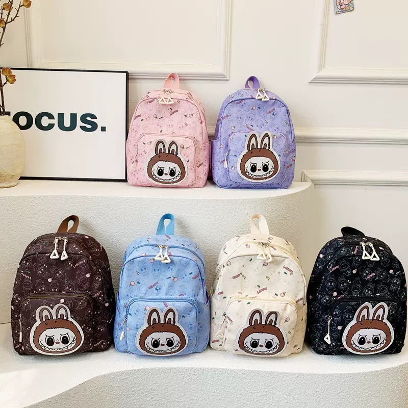 卡通可爱儿童双肩包幼儿园大容量护脊书包男女孩户外轻便减压背包