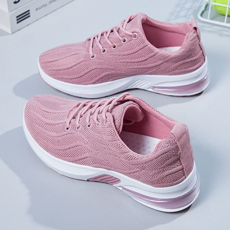 2023 новая весенне-осенняя женская обувь 3D трехмерные тканые дышащие кроссовки с низкой мягкой подошвой Повседневная обувь оптом