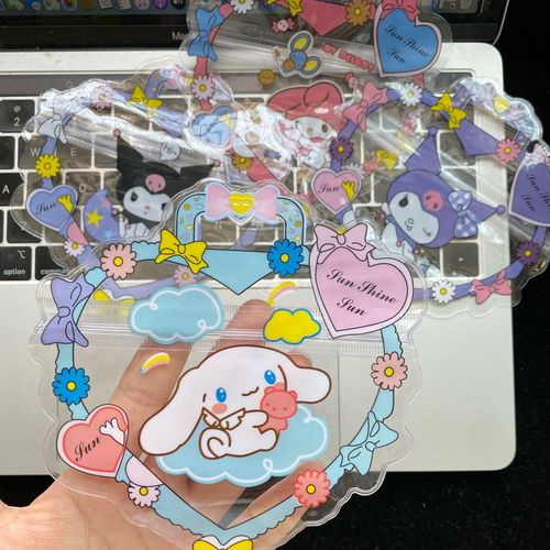 Love lace cute Sanrio cartoon storage bag school supplies storage small gift bag packaging stationery storage