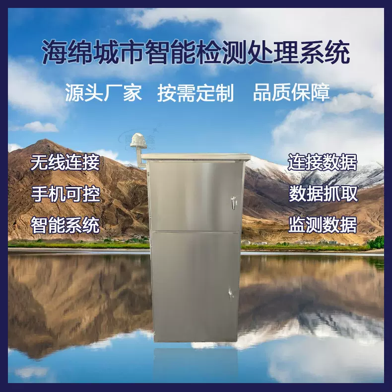 海绵城市智能检测处理系统智能雨水一体化装置设备支持手机控制