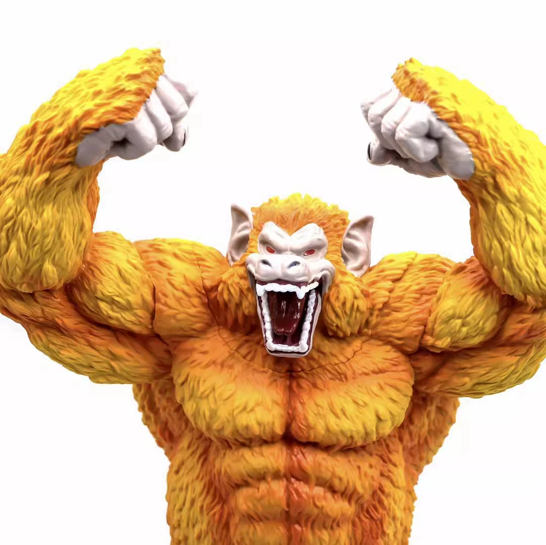 Дракон Боул лотерея версия Vegeta Golden Ape Goku Gorilla Box Putting Model