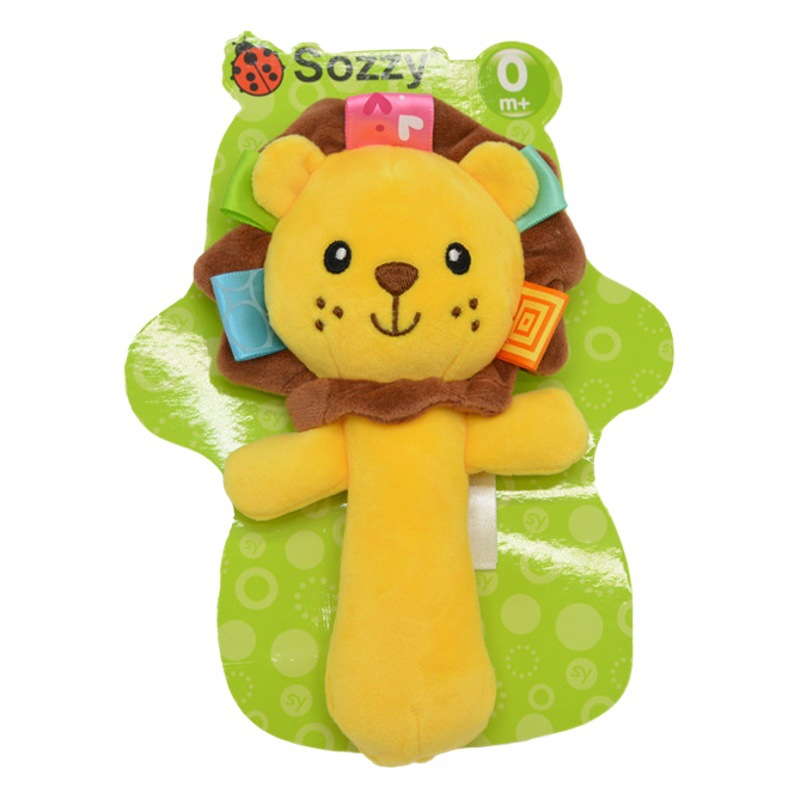 SOZZY bebé animal de peluche sonajero juguete bebé educación temprana mano sonajero Ilustración sonajero Campana BB Dispositivo de juguete