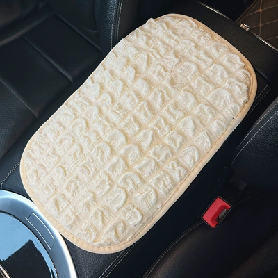 central decoration car interior accessories – Armrest box pad - white-armrest-box-pad-light-plate