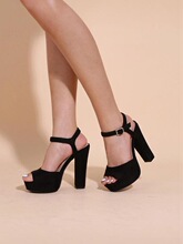 S 84648 Waterproof Platform Peep Toe Heels ��ˮ������Ь