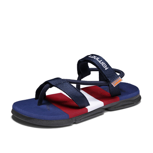 Cross-border sandals men's 2024 summer flip-flops men's beach flip-flops outdoor fashion sandals