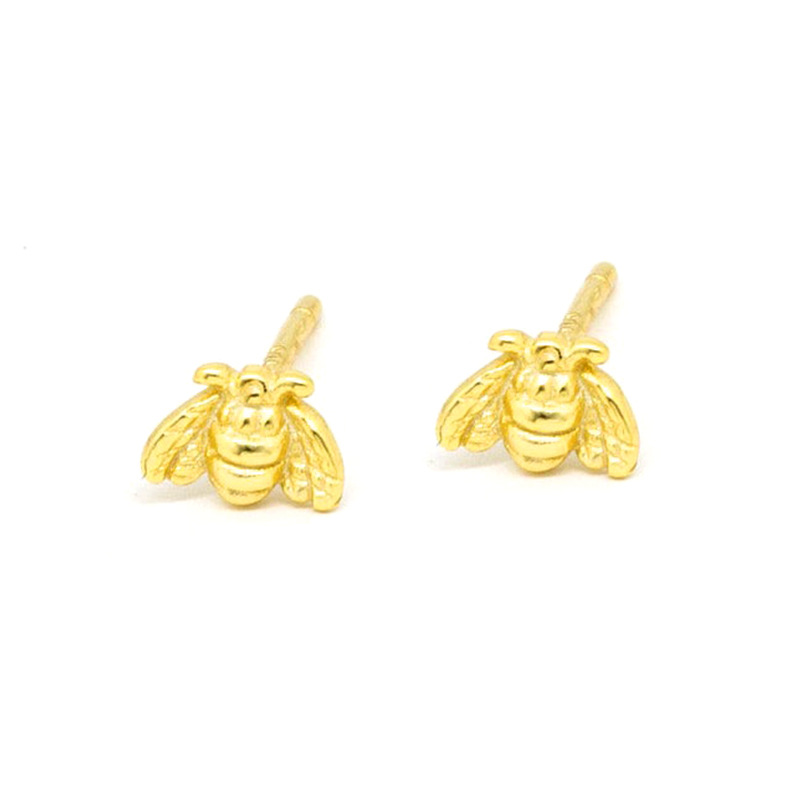 Creative Personality Bee Earrings Fashion Retro Wild Earrings display picture 1