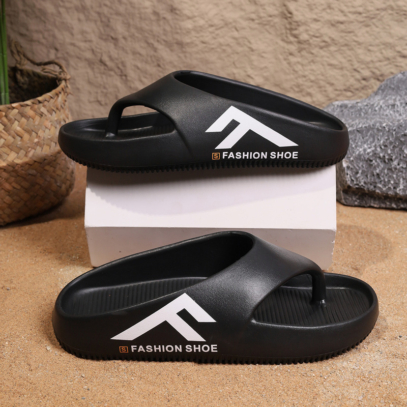 Cross-border Flip-flops Men's Summer Thick Bottom 2024 New Non-slip Outdoor Wear Advanced Beach Flip-flops Men's Sandals Cross-border Flip-flops Men's Summer Thick Bottom 2024 New Non-slip Outdoor Wear Advanced Beach Flip-flops Men's Sandals