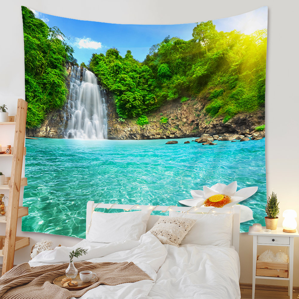 Fashion Landscape Wall Decoration Cloth Tapestry Wholesale Nihaojewelry display picture 16