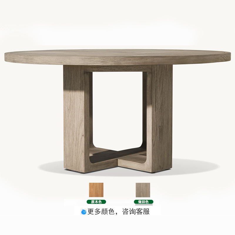 Mesa redonda 1,5m (teca)