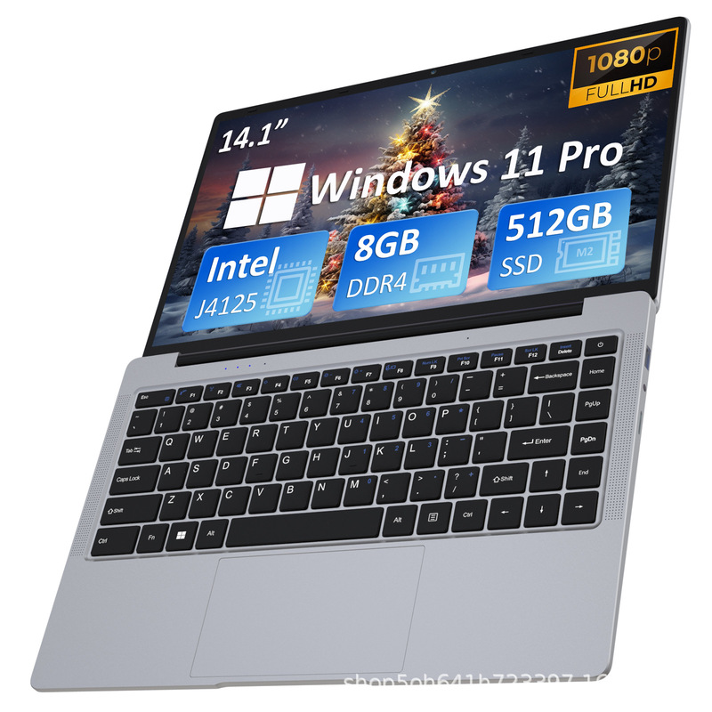 14inch J4125 Laptop Factory Wholesale Office Laptop Cross-Border N4020 N4000 J4105