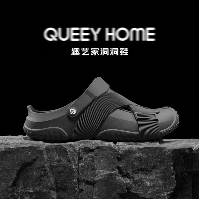 Croc-Style Shoes for Men 2026 New Summer Fashion Outdoor Beach Non-Slip Odor-Resistant Soft Sole Clogs for Women