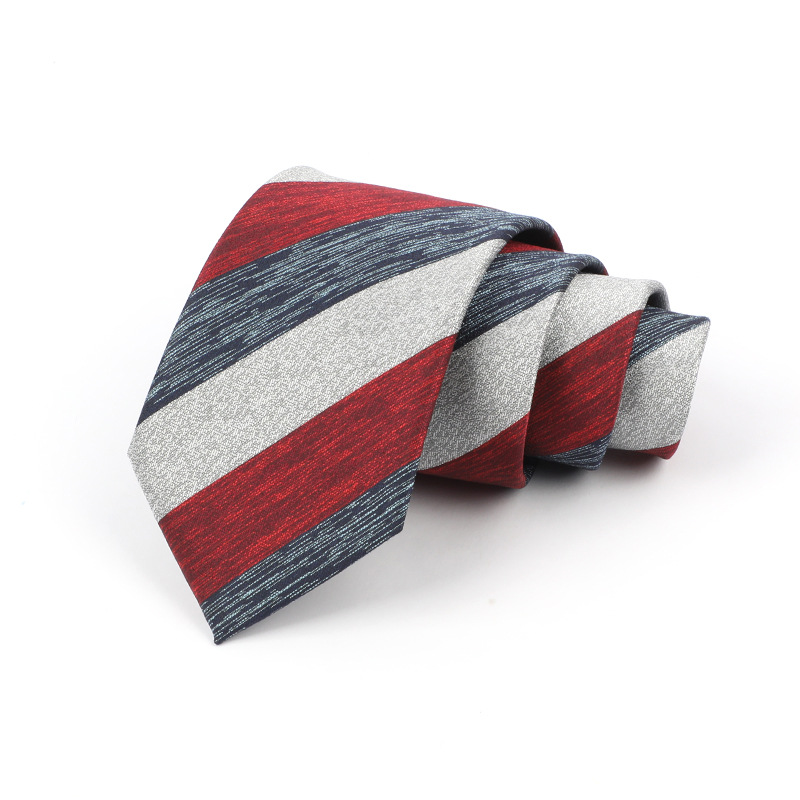 Corbata de hombre jacquard bordado 8CM poliéster seda corbata tejida hombre sentido superior l corbata logo diseño y producción