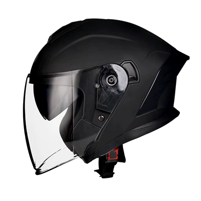 Motosiklet kaskı (dəbilqə) | Jiarui Dot Certified Motorcycle Helmets - matte-black-s