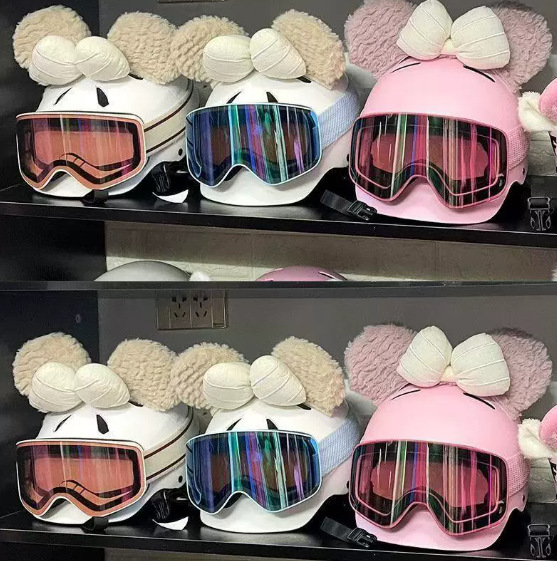Accessories: Motorcycle Duffy Bear Ears Modification, Shirley Rose Electric Scooter Cat Ear Decorations, Bowknot