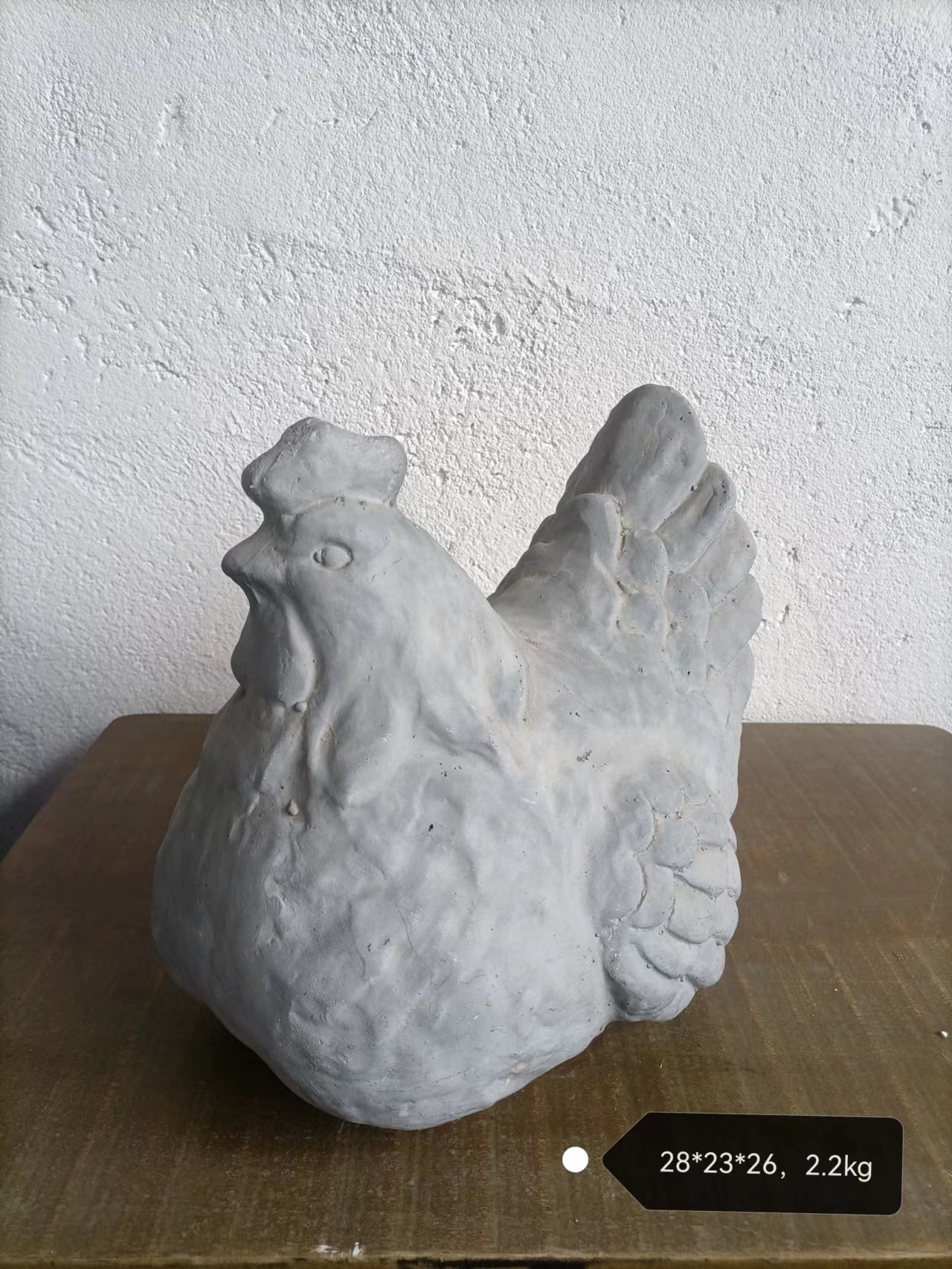 산화마그네슘 치킨 장식 그레이