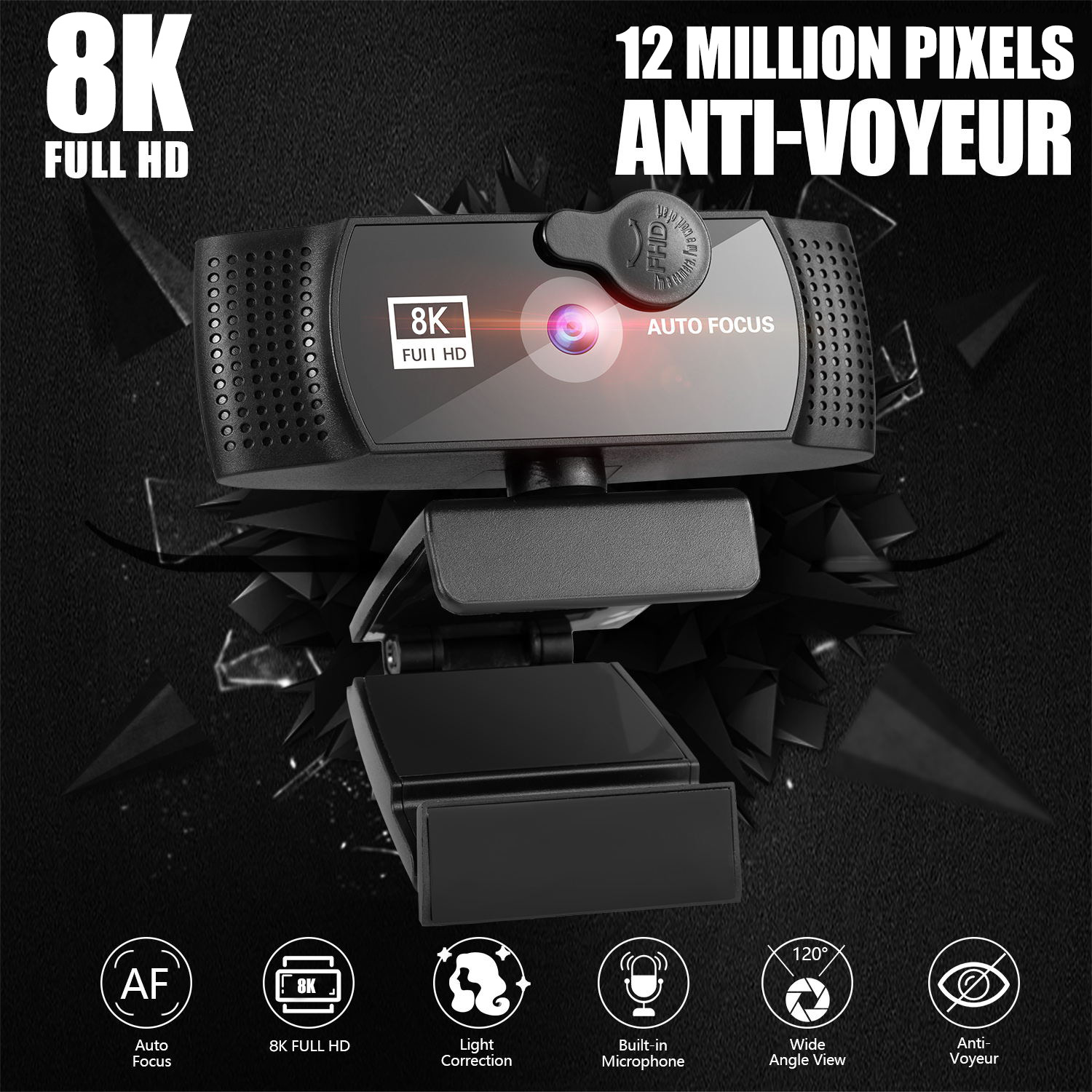 4kプライベートモデル美顔オートフォーカス1080pコンピュータカメラハイビジョンネットワークUSB生放送webcam2 k無料ドライブ