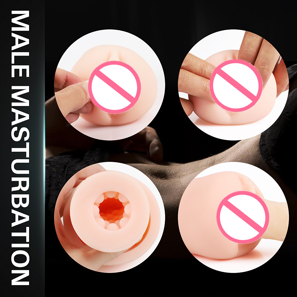Men with transparent flesh -colored long downtown inner bile penile…