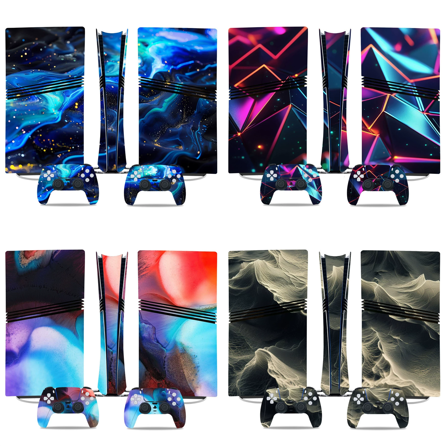 侠士 PS5 PRO игровая приставка цветные наклейки, цветная пленка корпусов, защитные пленки, наклейки на ручки, модели иностранной торговли