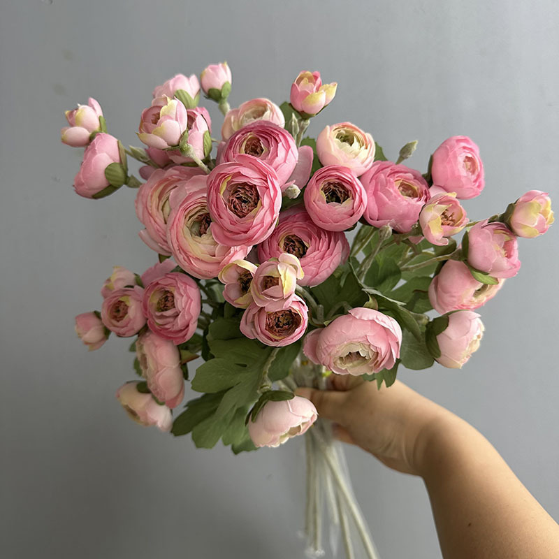 日本の牡丹シミュレーション 7 頭植毛椿造花結婚式の小道具家の装飾シミュレーション露蓮茶バラ|undefined